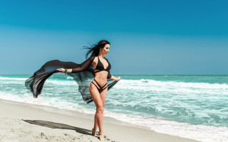 Arabesque beach bikini scarf impresionist - impressionist free wallpaper