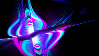 Blue pink swirls holography fractals - fractal free wallpaper