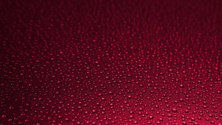Red water droplets macro girl - kinetic pointillism free wallpaper