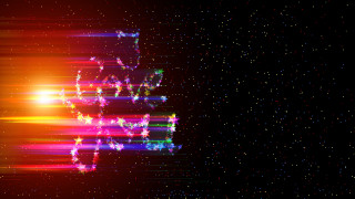 Colorful horse bright background star - chromatic free wallpaper