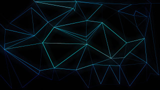 Dark blue pattern wireframe hat - a wireframe diagram free wallpaper