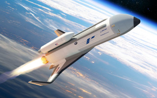 Space shuttle bright light blue - a space shuttle free wallpaper