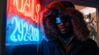 Neon nights cyberpunk afrofuturism man - cyberpunk style free wallpaper