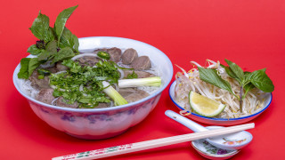 Soup meat vegetables noodles chopsticks - chopstick free wallpaper