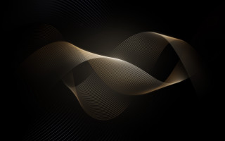 Black gold abstract wavy curves 2 - wavy line free wallpaper