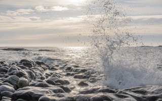 Wave crash beach sunset ocean - ocean free wallpaper for desktop