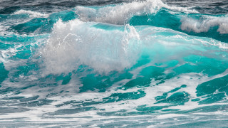 Surfing wave ocean sky impressionist - in the ocean free wallpaper
