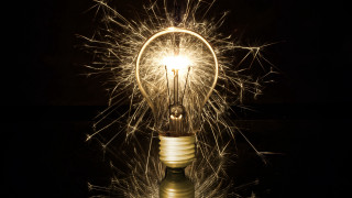 Lightbulb sparklers reflection night ferriswheel - free light wallpaper