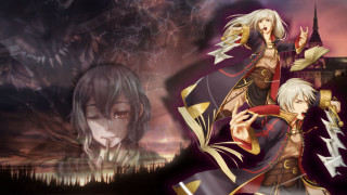 Anime couple castle lightning background - a lightning free wallpaper