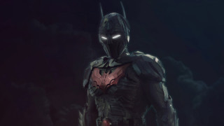 Batman glowing eyes red mask - a red mask free wallpaper