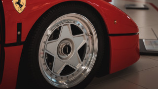 Red sports car ferrari logo - bernardo cavallino free wallpaper