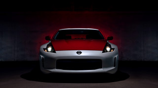 White sports car dark garage 2 - its light free wallpaper