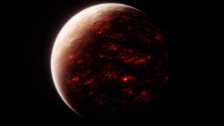 Red planet black background moon - a dark sky background free wallpaper