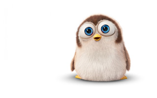 Sad penguin big eyed plasticien - a big nose free wallpaper