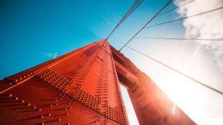 Red bridge sky sunset wire - the cloud above free wallpaper