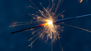 Sparkler night sky stars fireworks - art free wallpaper
