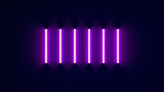 Purple neon light dark room - a black wall free wallpaper