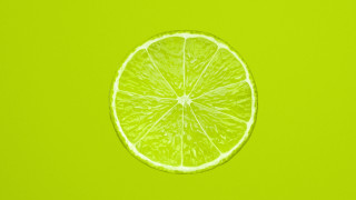 Lime slice green background white - the edge free wallpaper