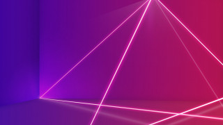 Purple pink holography lines light - volumetric free wallpaper