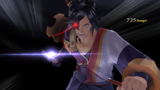 Man sword red light black - his eye free wallpaper