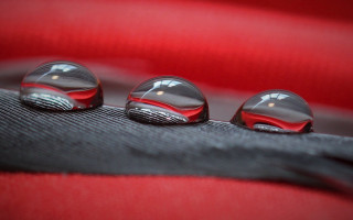 Three glass objects red chair - a red chair free wallpaper