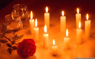 Candles rose wine gothic stilllife - candle free wallpaper for desktop