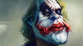 Clown makeup mask old man - their face free wallpaper