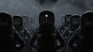 Dystopian antipodeans gas masks fog - dystopian art free wallpaper