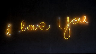 Neon sign you love it - cerith wyn evans free wallpaper