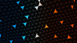 Triadic geometric abstract fence honeycomb - a pattern of triangles free wallpaper