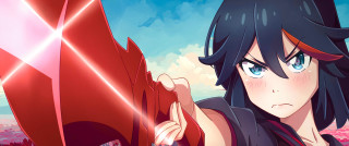 Black hair blue eyes umbrella - blue eyes holding free wallpaper