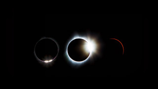 Solar eclipse bright spots moonlight - a solar eclipse free wallpaper