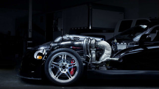 Dark car dog engine puzzle - its hood free wallpaper