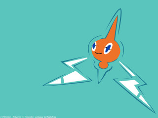 Cartoon character lightning bolt blue 2 - derf free wallpaper