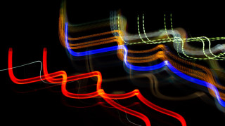 Blurry streetlight abstract art music - a blurry photo of a street light free wallpaper