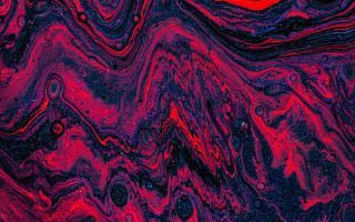 Red black liquid painting glowing - liquid free wallpaper for desktop