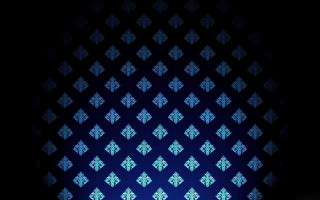 Blue white pattern black background - a blue light in the middle of the image free wallpaper