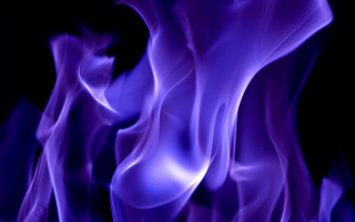 Purple fire blue flame synchromism - eishōsai chōki free wallpaper