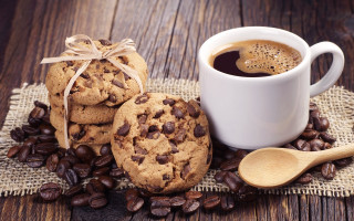 Coffee cookies table sack spoon - the table free wallpaper