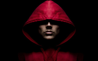 Man red hoodie portrait parody - jacket free wallpaper for desktop