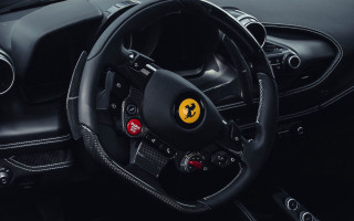 Ferrari dashboard leather steering wheel - steering free wallpaper