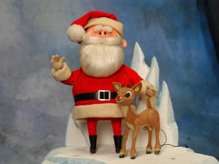 Santa claus deer cake topper - a santa clause free wallpaper
