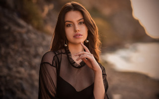 Sheer shirt water pose elina - sheer free wallpaper