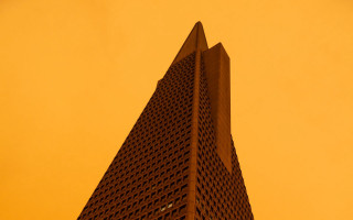 Tall building clock yellow sky - the top of its free wallpaper for desktop