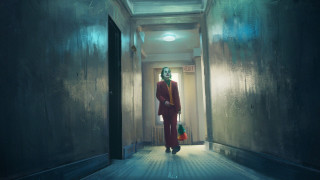 Man red suit clown mask - edward hopper and james gilleard free wallpaper