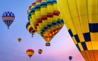 Hot air balloons sunset naive - hot air balloon free wallpaper