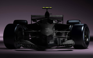 Black race car white light - the front wheel free wallpaper