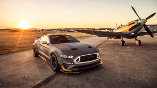 Mustang cobra sunset digital car - f 8 aperture free wallpaper
