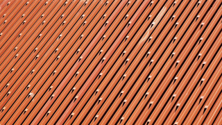 Red roof holes bird constructivism - hole free wallpaper