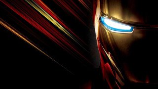 Iron man closeup blurry background 2 - line free wallpaper for desktop